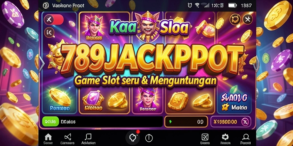 Tampilan gameplay seru di 789JACKPOT dengan berbagai tema slot.
