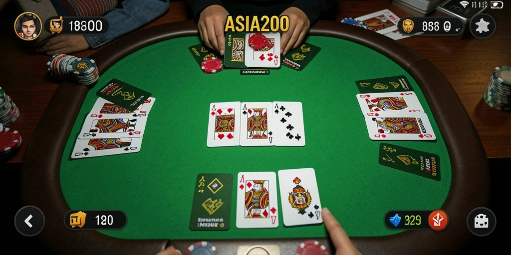 Tampilan menarik dari gameplay ASIA200 yang seru dan interaktif.