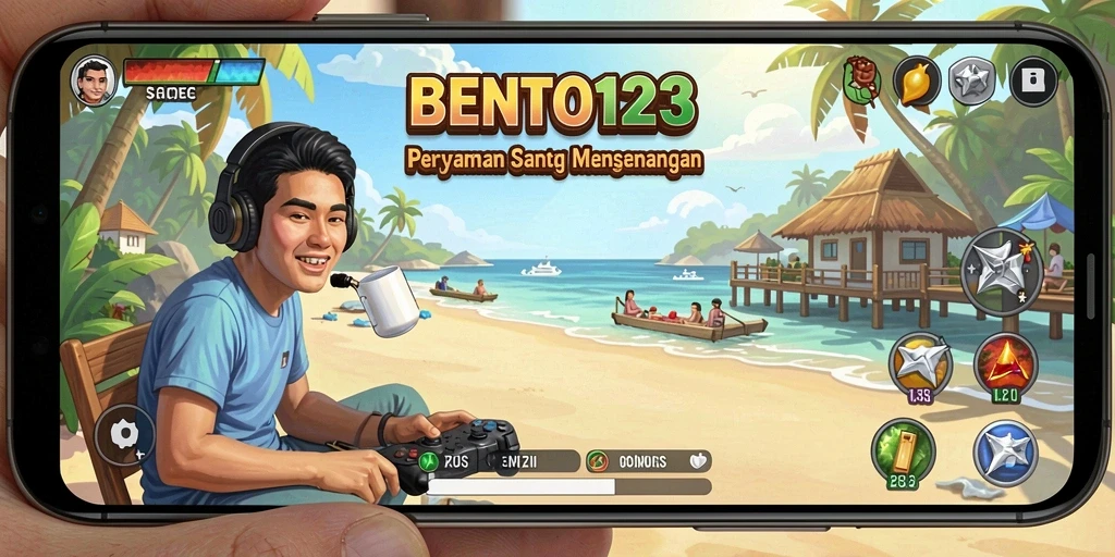 Tampilan gameplay BENTO123 yang penuh warna dan menyenangkan.