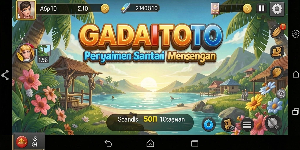 Tampilan gameplay GADAITOTO yang seru dan menghibur.