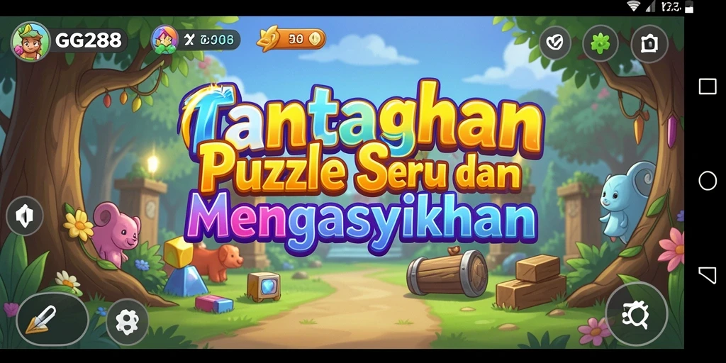 Tampilan gameplay GG288 yang memukau dengan teka-teki menantang.
