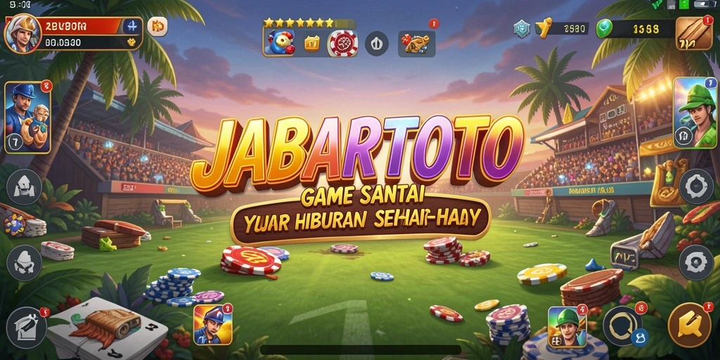 Screenshot gameplay menampilkan suasana ceria di <strong>JABARTOTO</strong>.