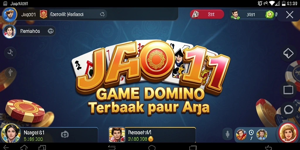 Tampilan gameplay JAGO11 yang seru dan penuh aksi dalam permainan Domino.