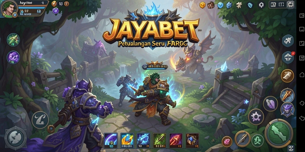 Tampilan gameplay ARPG JAYABET yang seru dan menegangkan.