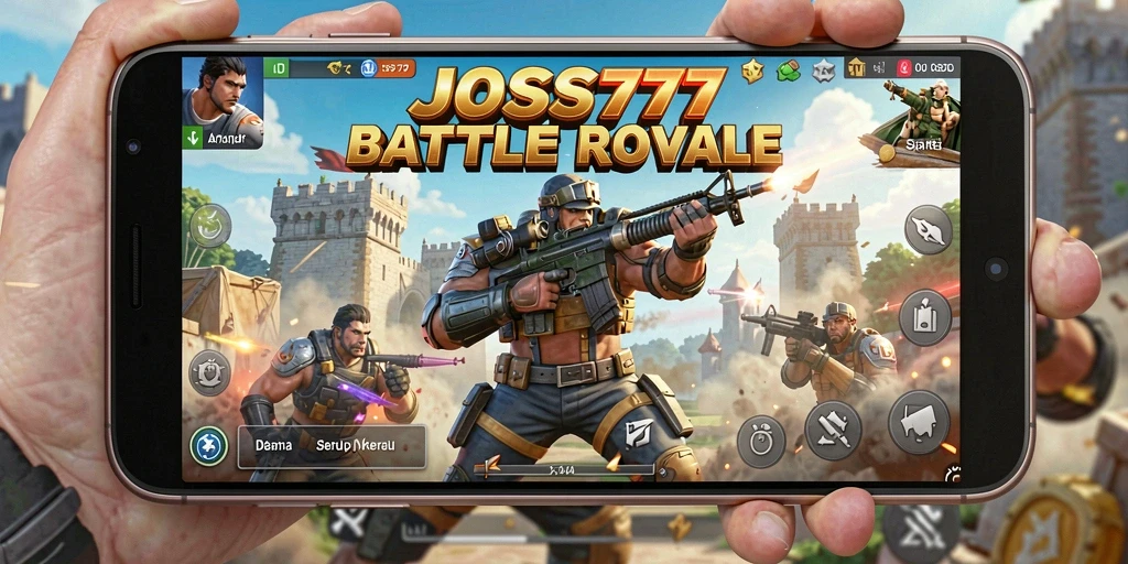 Gameplay intens di dunia Battle Royale JOSS777.