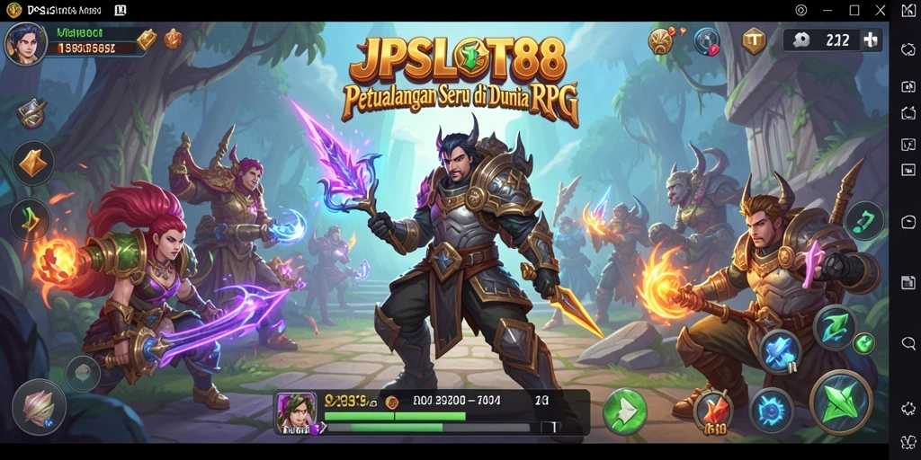 Screenshot gameplay JPSLOT88 menampilkan aksi seru dan karakter fantastis.
