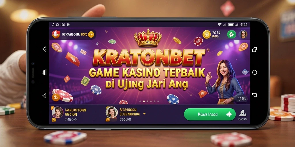 Tampilan gameplay Kasino yang mendebarkan di KRATONBET.