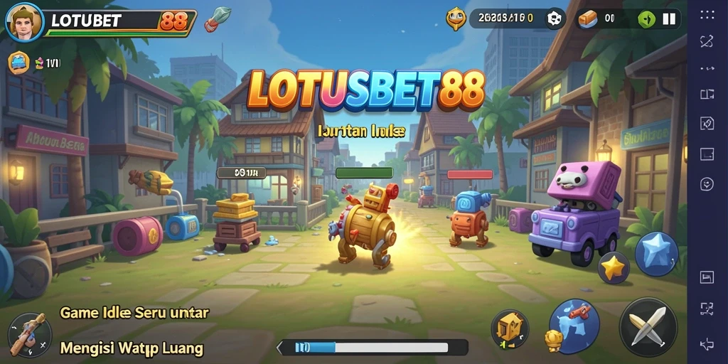 Tampilan gameplay LOTUSBET88 yang menggembirakan dan interaktif.