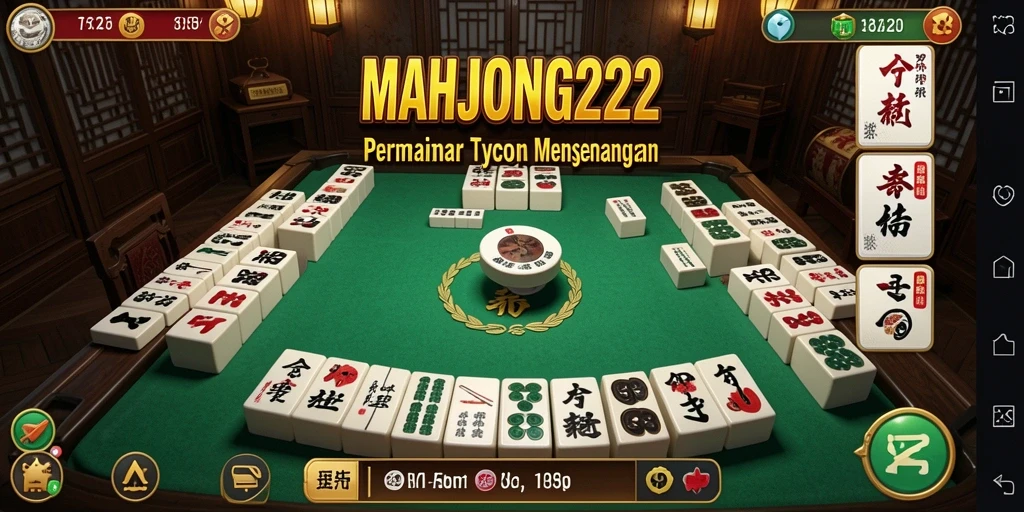 Tampilan menarik dari gameplay Tycoon di MAHJONG222.