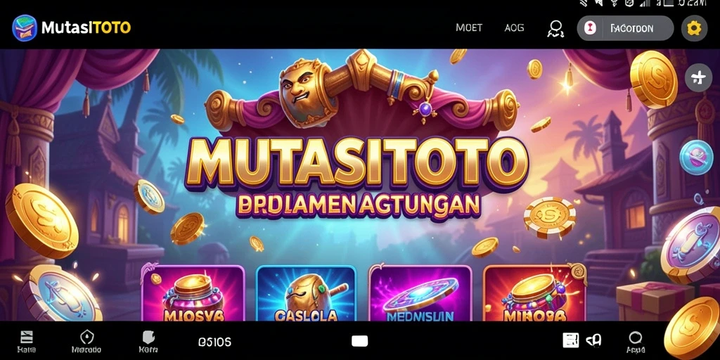 Tampilan gameplay menarik dalam permainan Slot MUTASITOTO.