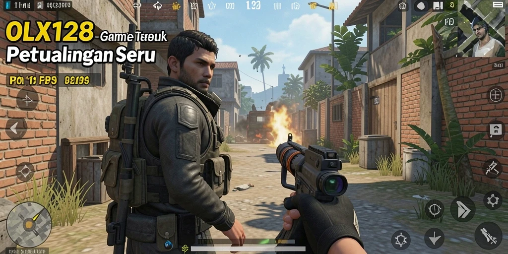Tampilan gameplay OLX128 yang seru dan adiktif.
