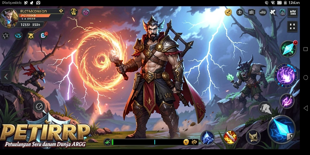 Tampilan gameplay seru di dunia ARPG PETIRRP.