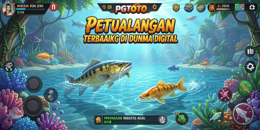 Tampilan gameplay Fishing PGTOTO yang menarik dan seru.