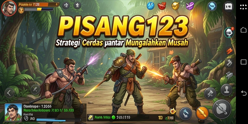 Screenshot utama PISANG123 menampilkan gameplay yang mendebarkan dan strategi cerdas.