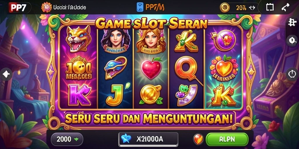 Screenshot gameplay PP7 menampilkan keseruan permainan slot.