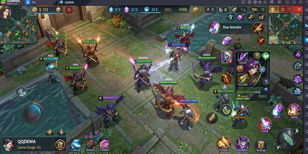 Gameplay seru QQDEWA menantang strategi pemain.