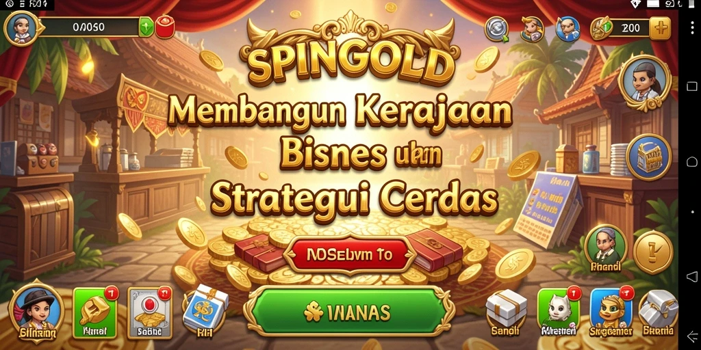 Tampilan gameplay SPINGOLD yang menarik dan penuh tantangan.