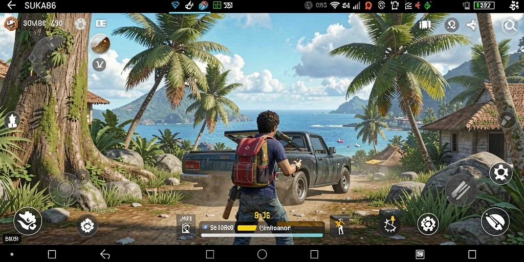 Tampilan gameplay SUKA86 yang imersif dan interaktif.