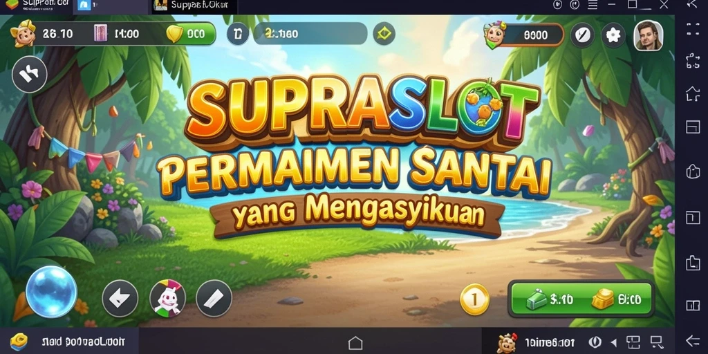 Screenshot gameplay SUPRASLOT menampilkan keseruan bermain mini game.