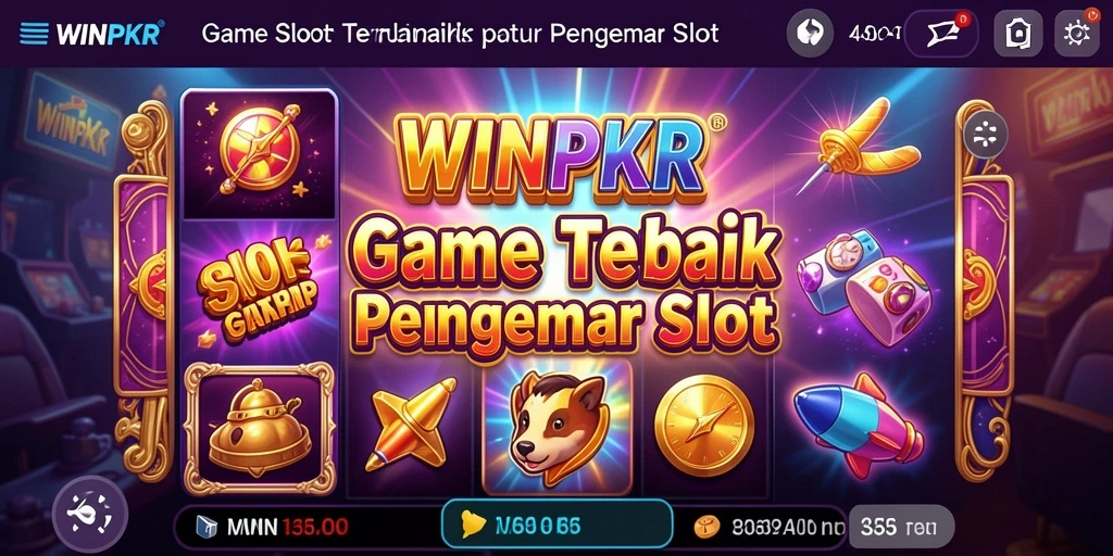 Tampilan gameplay <strong>WINPKR</strong> dengan mesin Slot yang menakjubkan.