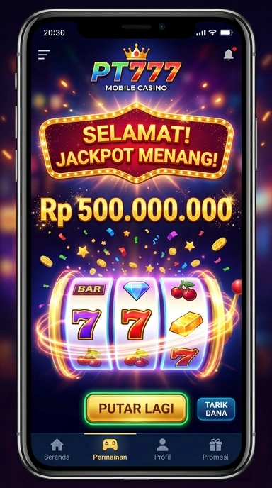 Pengguna menjelajahi berbagai kategori di pt777.